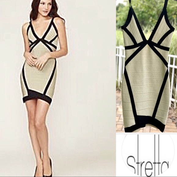 Stretta Dresses & Skirts - Sale Sexy Stretta Bandage Cocktail Mini Dress